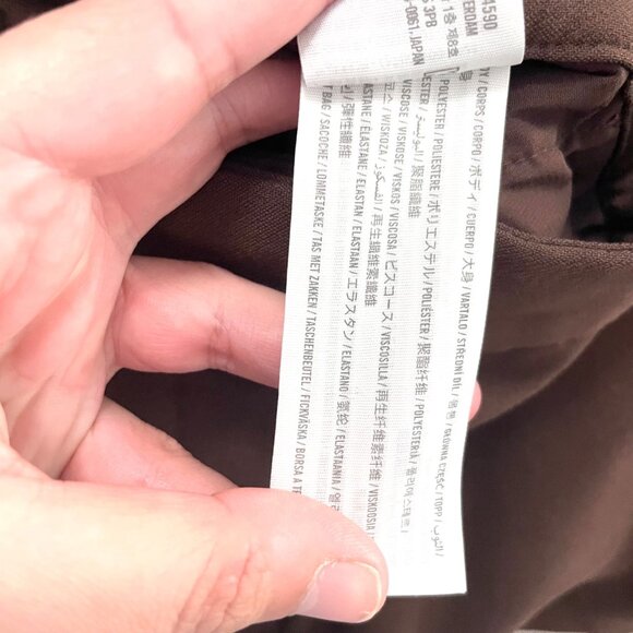 Abercrombie and Fitch Ultra High Rise Tailored Short Brown Size L - Picture 5 of 5